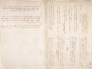 Arundel 263, ff.229v, f.226 Leonardo da Vincis anteckningar från 