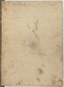 Kod för fåglarnas flygning, c. 1505-06, pappersmanuskript, cc. 18, omslag I av Leonardo da Vinci