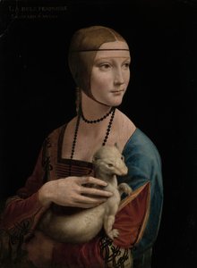 Damen med hermelin – porträtt av Cecilia Gallerani (ca 1473–1536) av Leonardo da Vinci