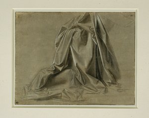 Daperie för en dummyfigur ... av Leonardo da Vinci