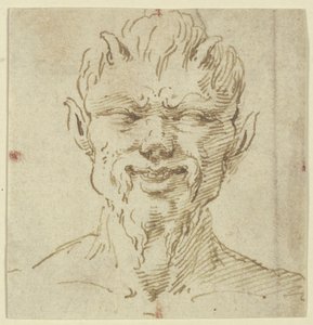 Faunhuvud av Leonardo da Vinci