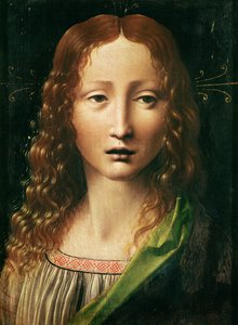 Frälsarens huvud av Leonardo da Vinci