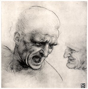Chefer för krigare, 1503-1505 av Leonardo da Vinci