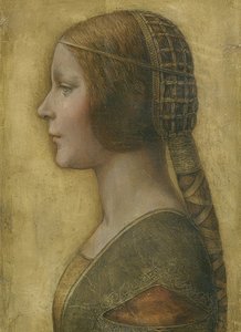 Den vackra prinsessan. Hm 1496 av Leonardo da Vinci