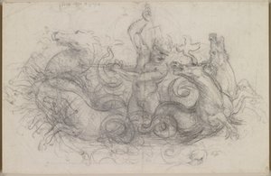 Leonardo da Vinci - Neptunus, ca 1504-5 av Leonardo da Vinci