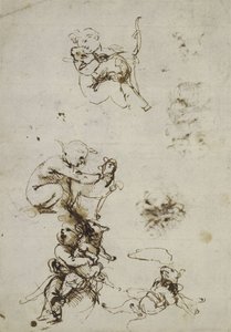 Leonardo da Vinci, objekt 1857,0110.1 - recto (British Museum) av Leonardo da Vinci