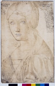 Porträtt av Beatrice d