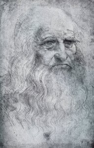 Självporträtt av Leonardo da Vinci, c1512-1515 1954 av Leonardo da Vinci
