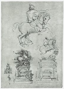Trivulzio-monumentet, c1511 av Leonardo da Vinci