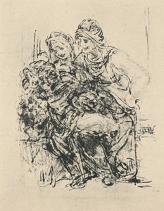 Jungfru och barn med St. Anne, c1480 1945 av Leonardo da Vinci