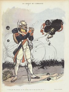 En soldat från Cambronne. Illustration för Le Rire