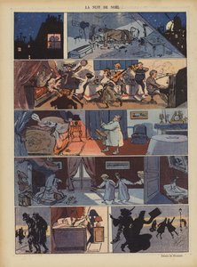 Julafton. Illustration för Le Rire