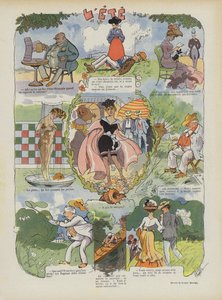 Sommar. Illustration för Le Rire