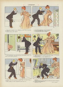 Intervjun. Illustration för Le Rire