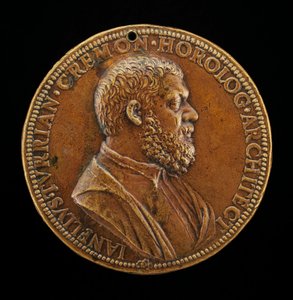 Giannello della Torre av Cremona, 1500-1585, ingenjör i Karl V:s tjänst på framsidan.