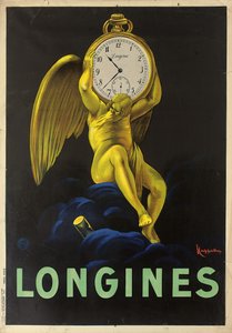 Reklamaffisch för de schweiziska urmakarna Longines, 1922