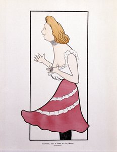 Armande Cassive, i "La Dame de Chez Maxim", tecknad serie av Leonetto Cappiello