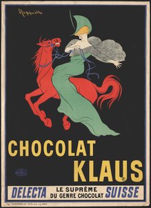 Choklad Klaus, 1902. av Leonetto Cappiello