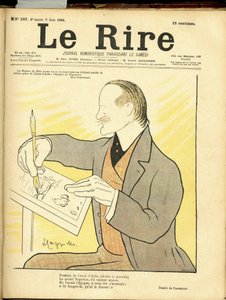Illustration av Leonetto Cappiello dit Cappiello (1875-1942) för omslaget till Le Rire av Leonetto Cappiello