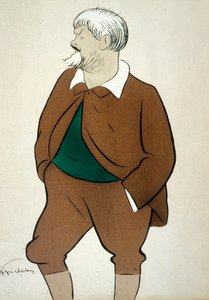 Jean Richepin (1849-1926) Poet francais teckning av Cappiello av Leonetto Cappiello