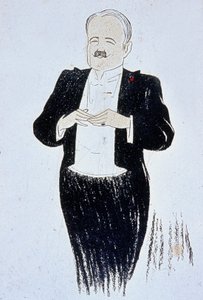 Marcel Prevost (1862-1941) fransk romanförfattarteckning av Cappiello 1905 av Leonetto Cappiello