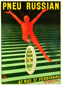 Pneu rysk-amerikansk av Leonetto Cappiello