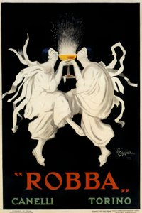 Affischreklam för Spumante Robba Canelli, Turin, Italien, 1921