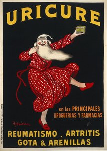 Uricure, c. 1910. av Leonetto Cappiello