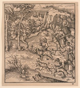 A Stag Hunt, från "Der Weisskunig"