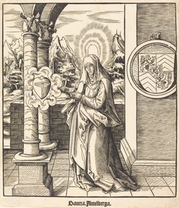 Saint-Amelberga av Leonhard Beck