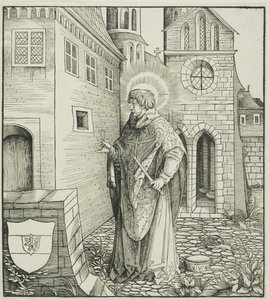 Sankt Ferreolus, från Helgon med anknytning till huset Habsburg av Leonhard Beck