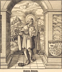Sankt Jodocus av Leonhard Beck