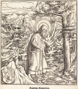 Sankt Ramaricus av Leonhard Beck