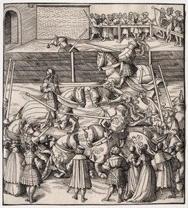 Konsten att tornerspela och luta av Leonhard Beck