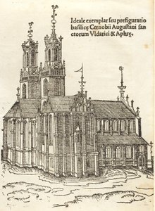 Kristi ärorika bekännare Uldaricus och Sympertus av Leonhard Beck and Berno of Reichenau