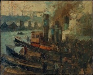 Schauerfolkets avgång (Hamburg) av Leonhard Sandrock