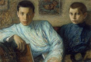 Porträtt av Boris och Alexander Pasternak, 1905