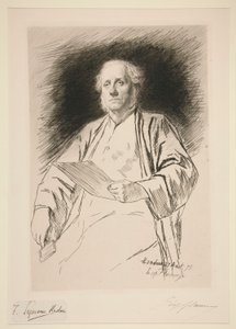 Porträtt av Seymour Haden av Leopold Flameng