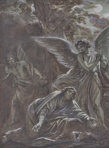 Kristus på Olivberget av Leopold Kupelwieser