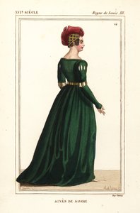 Agnes av Savojen, grevinna av Longueville av Leopold Massard