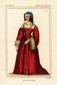 Jeanne de Bar, enda dotter till Robert de Bar, hustru till Louis de Luxembourg