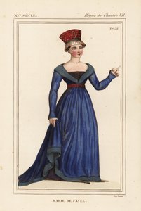 Marie de Fayel, grevinna av Dammartin, hustru till Renaud de Nanteuil, seigneur d