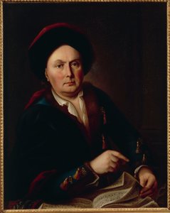 Porträtt av Ludwig van Beethoven, Kapellmeister (1712-73), farfar till kompositören Ludwig Beethoven av Leopold Radoux