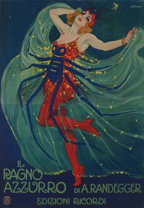 Den blå spindeln Den blå spindeln av Alberto Iginio Randegger, 1916.