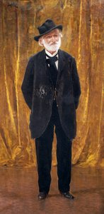 Porträtt av Giuseppe Verdi (olja på duk)
