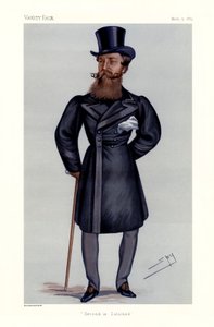 Generalmajor Henry Hope Crealock - porträtt stående med käpp och hög hatt
