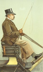 Fyra i hand (färg litho) av Leslie Matthew Ward