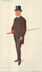 Överste Frank Shuttleworth, Charlie, 10 februari 1909, tecknad serie Vanity Fair av Leslie Matthew Ward
