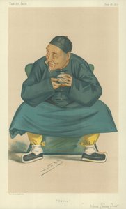 Hans excellens Kuo Sun Tao, Kina, 16 juni 1877, tecknad serie Vanity Fair av Leslie Matthew Ward