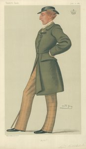 Lord Ribblesdale, Mufti, 11 juni 1881, tecknad serie Vanity Fair av Leslie Matthew Ward